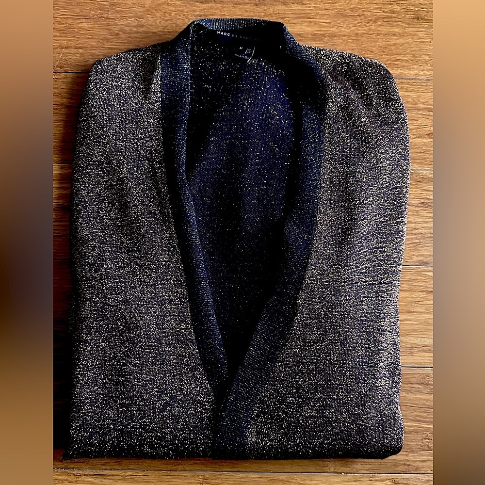 Marc By Marc Jacobs men’s gold lurex cardigan.